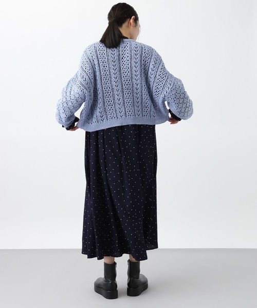 studio CLIP(スタディオクリップ)の「《natural by clip》テープヤーン透かしプルオーバー(ニット/セーター・レディース・ベージュ/ライトブルー/アイボリー・FREE)」の19枚目の写真