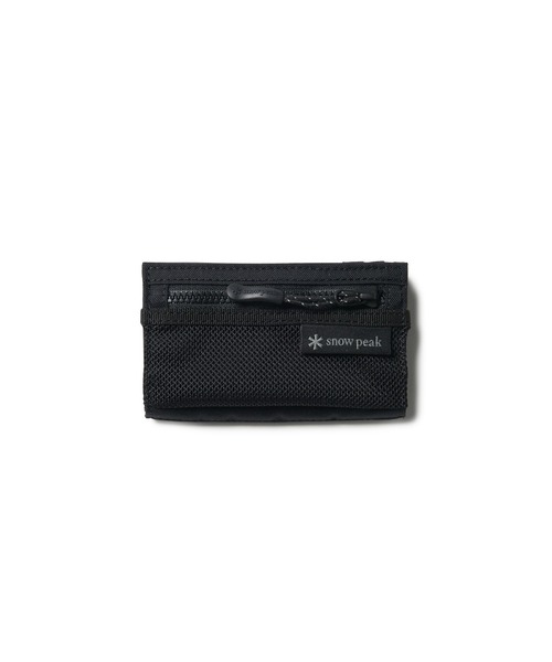 財布　三角ロゴ　スマートウォレット　超美品　ブラック　本革　バッグ　男女兼用 Snow Peak / Everyday Use Smart Wallet スマートウォレット 財布