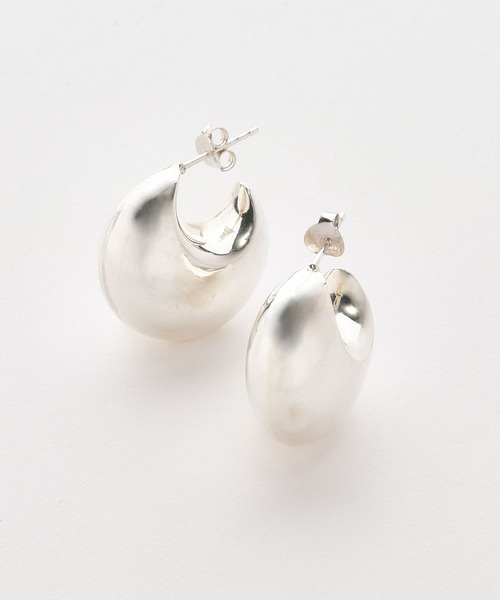 Curensology(カレンソロジー)の「Curensology(カレンソロジー)/<CSG>シルバーオーバルピアス(ピアス(両耳用)・レディース・シルバー・FREE)」の5枚目の写真