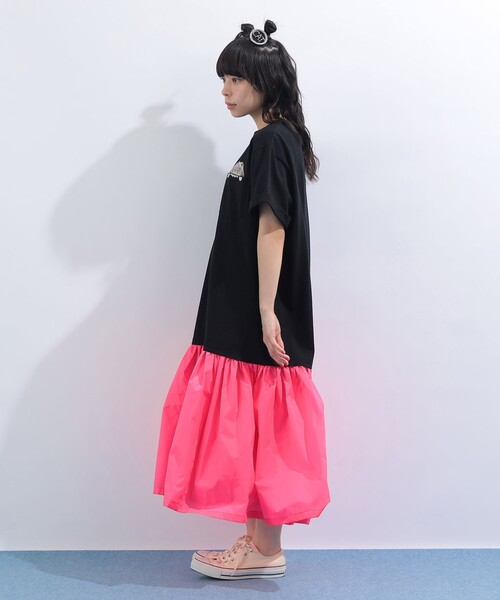 mmts（マミタス）の「ポケット “ルビー” 異素材 ワンピース（ワンピース・レディース・その他1/その他・ONE SIZE）」の9枚目の写真