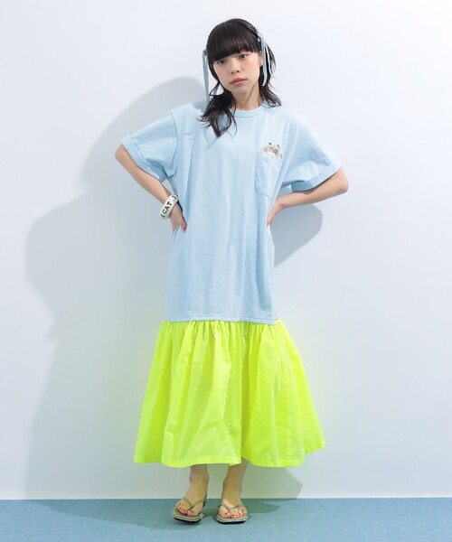 mmts（マミタス）の「ポケット “ルビー” 異素材 ワンピース（ワンピース・レディース・その他1/その他・ONE SIZE）」の19枚目の写真