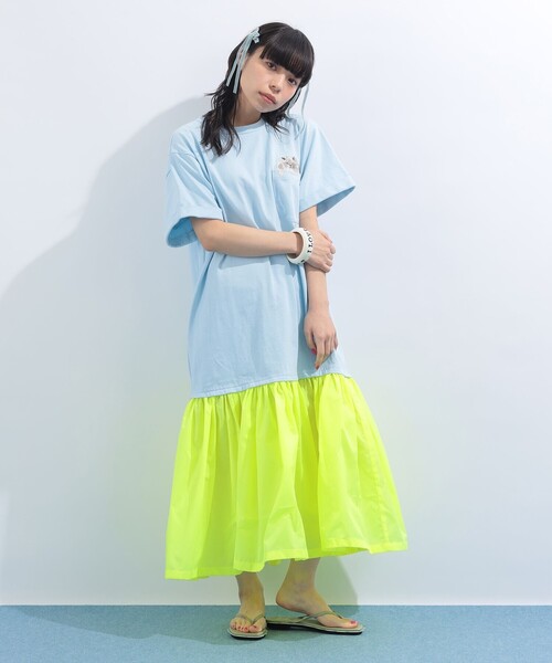 mmts（マミタス）の「ポケット “ルビー” 異素材 ワンピース（ワンピース・レディース・その他1/その他・ONE SIZE）」の20枚目の写真