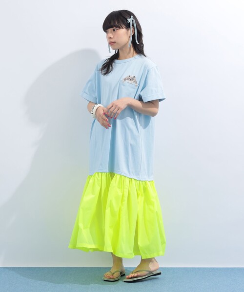 mmts（マミタス）の「ポケット “ルビー” 異素材 ワンピース（ワンピース・レディース・その他1/その他・ONE SIZE）」の22枚目の写真