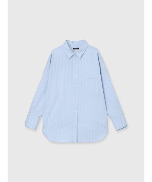 anuans(アニュアンス)の「【STRIPE】スタンダードシャツ(シャツ/ブラウス・レディース・サックスブルー/ブラウン・F)」の22枚目の写真