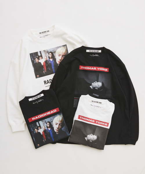 JOURNAL STANDARD relume（ジャーナルスタンダード　レリューム）の「【THE CULTURE CODE】レディオヘッド by Kevin Cummins フォトTシャツ（Tシャツ/カットソー・メンズ・ブラック系その他/ホワイト系その他/ホワイト・LARGE/MEDIUM）」の4枚目の写真