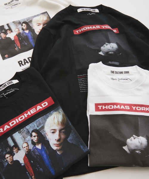 JOURNAL STANDARD relume（ジャーナルスタンダード　レリューム）の「【THE CULTURE CODE】レディオヘッド by Kevin Cummins フォトTシャツ（Tシャツ/カットソー・メンズ・ブラック系その他/ホワイト系その他/ホワイト・LARGE/MEDIUM）」の5枚目の写真