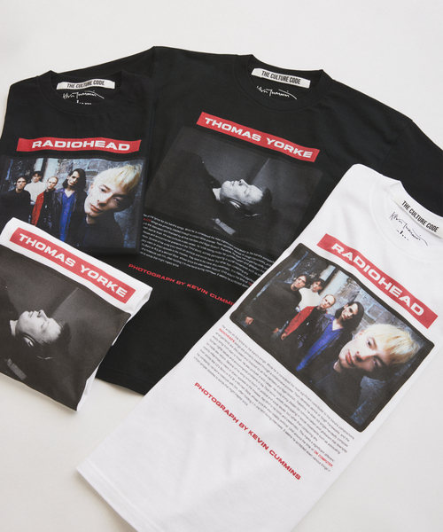 JOURNAL STANDARD relume（ジャーナルスタンダード　レリューム）の「【THE CULTURE CODE】レディオヘッド by Kevin Cummins フォトTシャツ（Tシャツ/カットソー・メンズ・ブラック系その他/ホワイト系その他/ホワイト・LARGE/MEDIUM）」の7枚目の写真