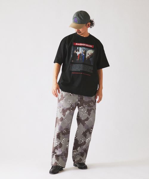 JOURNAL STANDARD relume（ジャーナルスタンダード　レリューム）の「【THE CULTURE CODE】レディオヘッド by Kevin Cummins フォトTシャツ（Tシャツ/カットソー・メンズ・ブラック系その他/ホワイト系その他/ホワイト・LARGE/MEDIUM）」の12枚目の写真