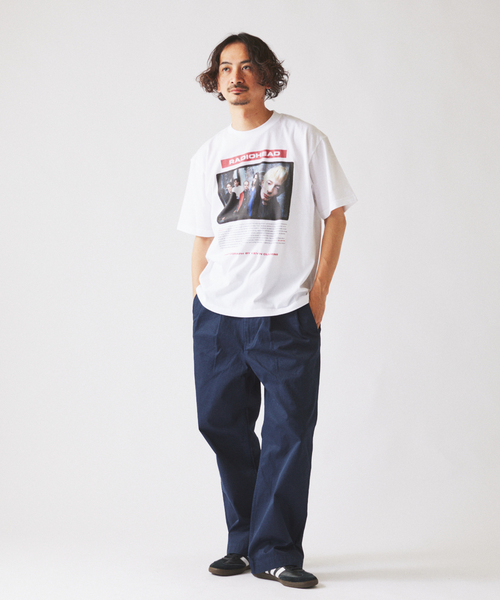 JOURNAL STANDARD relume（ジャーナルスタンダード　レリューム）の「【THE CULTURE CODE】レディオヘッド by Kevin Cummins フォトTシャツ（Tシャツ/カットソー・メンズ・ブラック系その他/ホワイト系その他/ホワイト・LARGE/MEDIUM）」の18枚目の写真