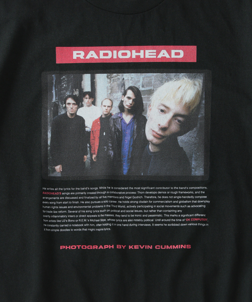 THE CULTURE CODE】レディオヘッド by Kevin Cummins フォトTシャツ（T