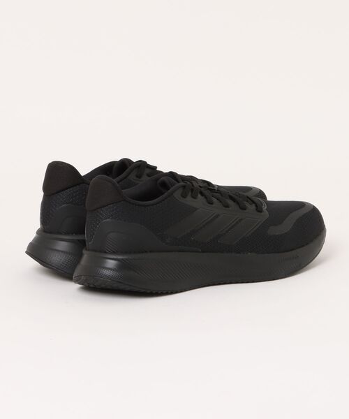 adidas(アディダス)の「adidas アディダス RUNFALCON 5【軽量】メンズスニーカー ランニングシューズ(ランファルコン5) IE8812 コアブラック/コアブラック/コアブラック(スニーカー・メンズ・ブラック×ブラック・25.0cm/25.5cm/26.0cm/26.5cm/27.0cm/27.5cm/28.0cm/28.5cm/29.0cm)」の2枚目の写真