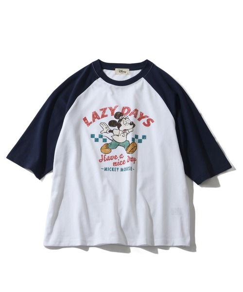 Disney(ディズニー)の「【Disney/ディズニー】アートワークデザイン 七分袖 ラグランスリーブ ワイドTシャツ(Tシャツ/カットソー・レディース・ホワイト系2/クリーム/ホワイト系1/オートミール・M/L)」の12枚目の写真