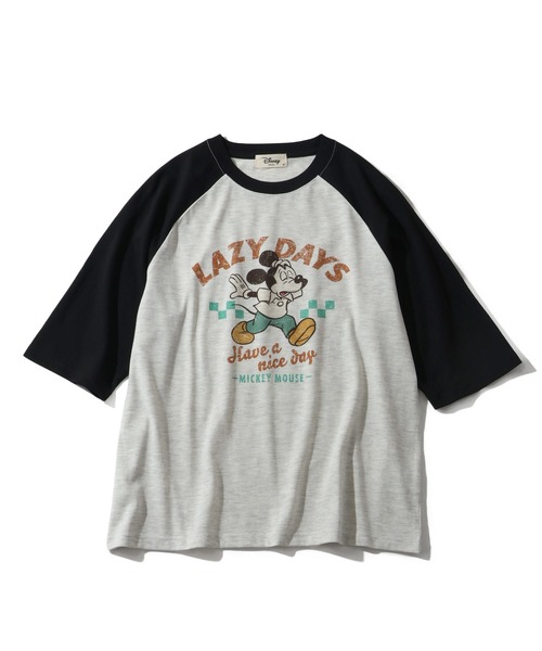 Disney(ディズニー)の「【Disney/ディズニー】アートワークデザイン 七分袖 ラグランスリーブ ワイドTシャツ(Tシャツ/カットソー・レディース・ホワイト系2/クリーム/ホワイト系1/オートミール・M/L)」の16枚目の写真