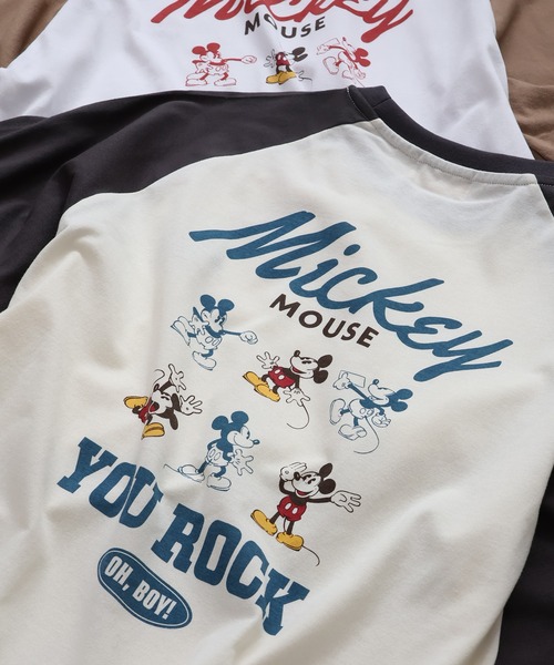 Disney(ディズニー)の「【Disney/ディズニー】アートワークデザイン 七分袖 ラグランスリーブ ワイドTシャツ(Tシャツ/カットソー・レディース・ホワイト系2/クリーム/ホワイト系1/オートミール・M/L)」の19枚目の写真