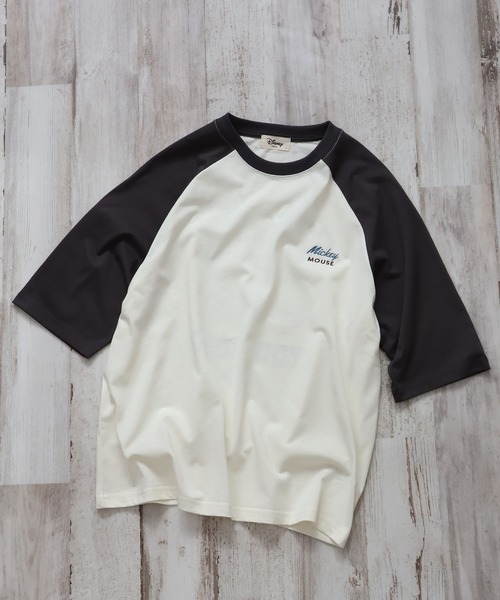 Disney(ディズニー)の「【Disney/ディズニー】アートワークデザイン 七分袖 ラグランスリーブ ワイドTシャツ(Tシャツ/カットソー・レディース・ホワイト系2/クリーム/ホワイト系1/オートミール・M/L)」の18枚目の写真