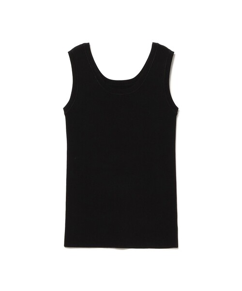 BEAMS HEART（ビームスハート）の「メタルチャーム ニットタンク（タンクトップ・レディース・ブラック/オフホワイト/ネイビー/ブラウン・FREE）」の18枚目の写真