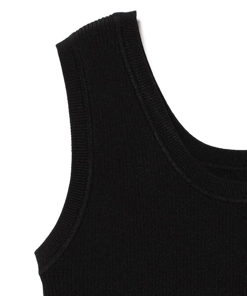 BEAMS HEART（ビームスハート）の「メタルチャーム ニットタンク（タンクトップ・レディース・ブラック/オフホワイト/ネイビー/ブラウン・FREE）」の20枚目の写真