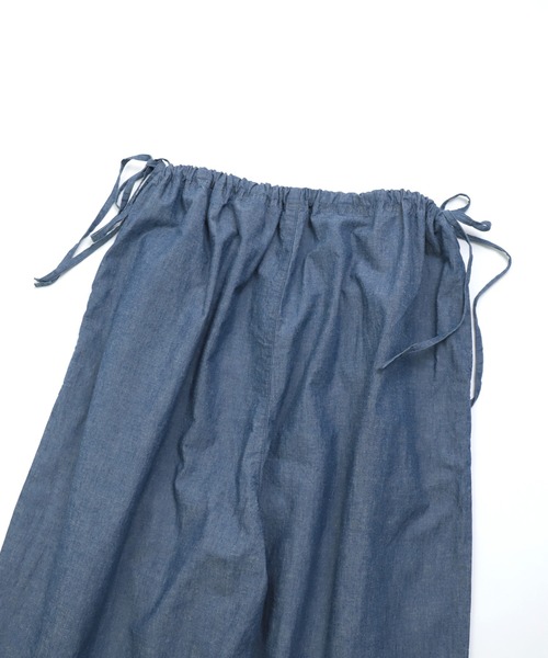 Brocante（ブロカント）の「[Brocante / ブロカント] 綿麻インディゴシャンブレー コルドンパンツ（デニムパンツ・レディース・インディゴブルー・2）」の3枚目の写真