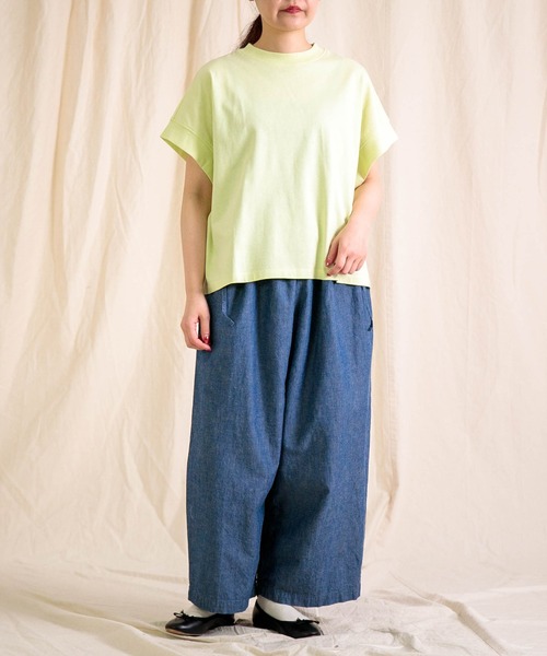 Brocante（ブロカント）の「[Brocante / ブロカント] 綿麻インディゴシャンブレー コルドンパンツ（デニムパンツ・レディース・インディゴブルー・2）」の13枚目の写真