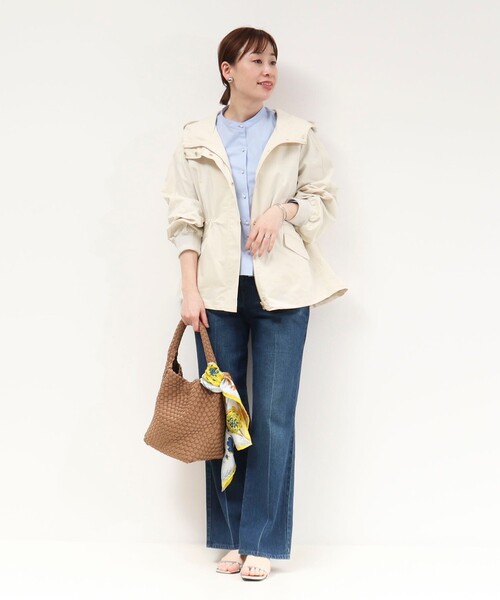 MICO COULIER（ミコクリエ）の「エステルドロストモッズコート（ブルゾン・レディース・キナリ/カーキ・38）」の17枚目の写真