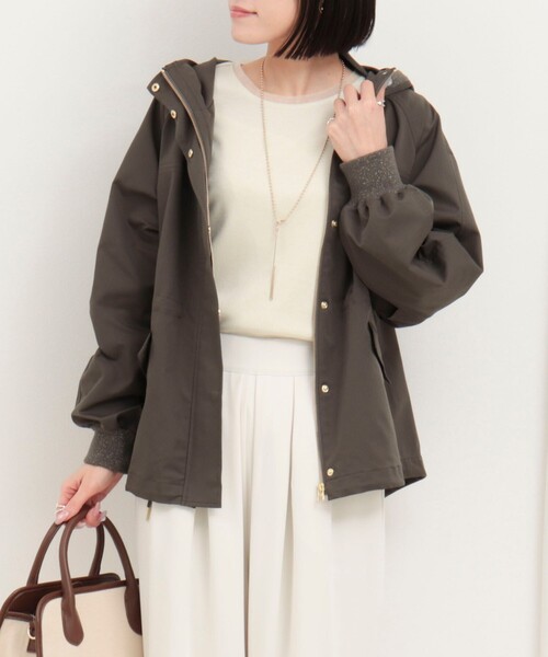 MICO COULIER（ミコクリエ）の「エステルドロストモッズコート（ブルゾン・レディース・キナリ/カーキ・38）」の19枚目の写真