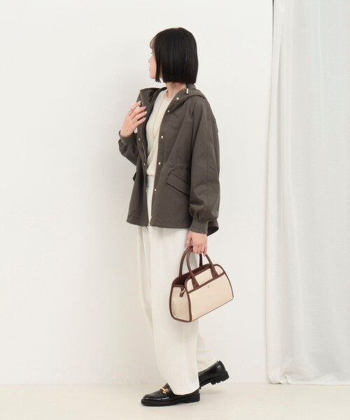MICO COULIER（ミコクリエ）の「エステルドロストモッズコート（ブルゾン・レディース・キナリ/カーキ・38）」の20枚目の写真