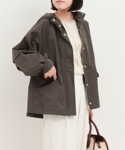 MICO COULIER（ミコクリエ）の「エステルドロストモッズコート（ブルゾン・レディース・キナリ/カーキ・38）」の21枚目の写真