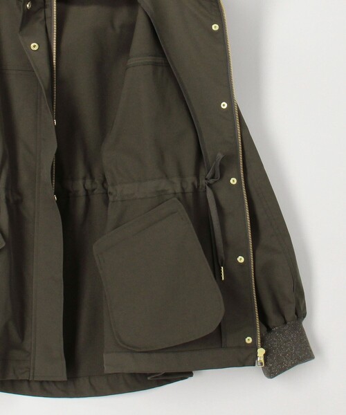 MICO COULIER（ミコクリエ）の「エステルドロストモッズコート（ブルゾン・レディース・キナリ/カーキ・38）」の9枚目の写真
