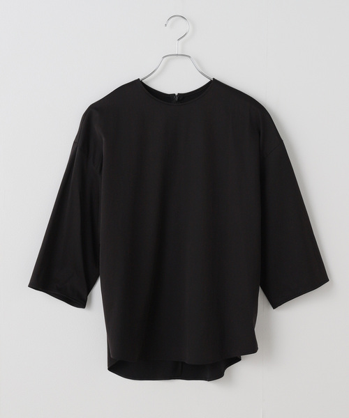 FRAMeWORK（フレームワーク）の「キュプラナイロンプルオーバー（シャツ/ブラウス・レディース・ブラック/ホワイト・FREE）」の9枚目の写真