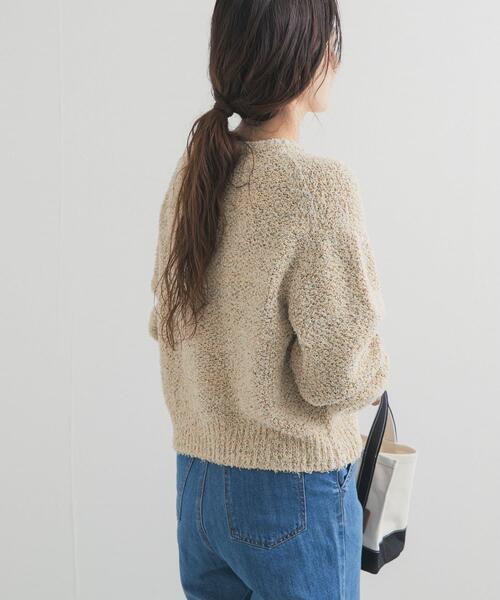 URBAN RESEARCH DOORS（アーバンリサーチドアーズ）の「メランジニットカーディガン（カーディガン/ボレロ・レディース・イエロー/オフホワイト・FREE）」の11枚目の写真