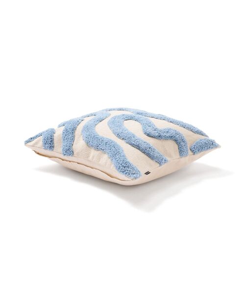Francfranc(フランフラン)の「タフトドローイング クッションカバー 450×450 ブルー(A-002)(クッション/クッションカバー・レディース・ブルー・FREE)」の3枚目の写真