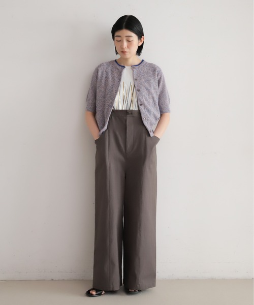 NOMBRE IMPAIR（ノンブルアンペール）の「【予約】綿麻MIX　クルーネックカーデ（カーディガン/ボレロ・レディース・イエロー/ブルー・FREE）」の10枚目の写真