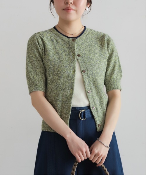 NOMBRE IMPAIR（ノンブルアンペール）の「【予約】綿麻MIX　クルーネックカーデ（カーディガン/ボレロ・レディース・イエロー/ブルー・FREE）」の15枚目の写真
