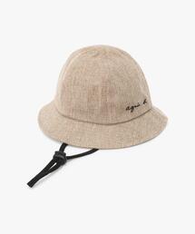 agnes b.（アニエスベー）の「ベビー ロゴ 刺繍 ジュート風 ハット ”Bob”（ハット）」