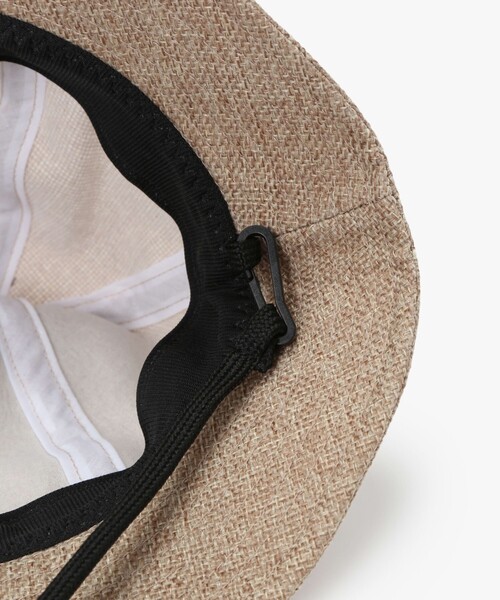 agnes b.（アニエスベー）の「ベビー ロゴ 刺繍 ジュート風 ハット "Bob"（ハット・キッズ・ベージュ・FREE）」の6枚目の写真