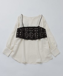 LEPSIM | レーシーキャミブラウス《2点セット》　630190(シャツ/ブラウス)