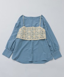 LEPSIM | レーシーキャミブラウス《2点セット》　630190(シャツ/ブラウス)