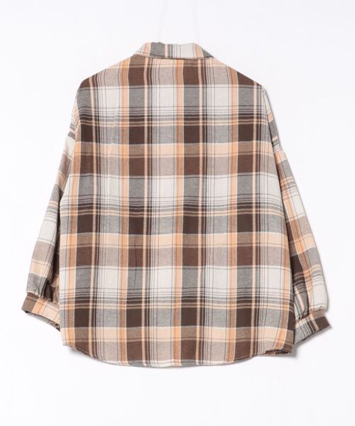 almo(アルモ)の「レディース チェック柄シャツ(BDS)(シャツ/ブラウス・レディース・ブラウン/ブラック・FREE)」の11枚目の写真