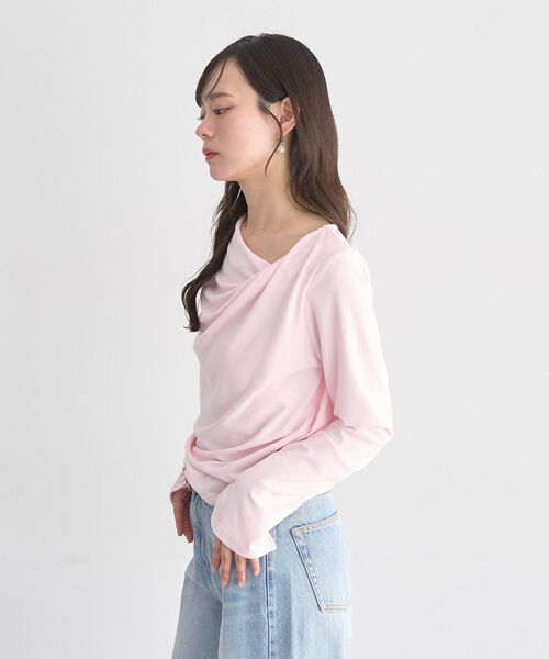 earth music&ecology（アースミュージックアンドエコロジー）の「アソートドレーププルオーバー（Tシャツ/カットソー・レディース・ピンク/ブラック/グレー系その他5/ドット・FREE）」の17枚目の写真