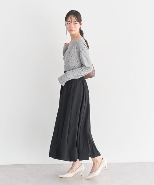 earth music&ecology(アースミュージックアンドエコロジー)の「アソートドレーププルオーバー(Tシャツ/カットソー・レディース・ピンク/ブラック/グレー系その他5/ドット・FREE)」の19枚目の写真