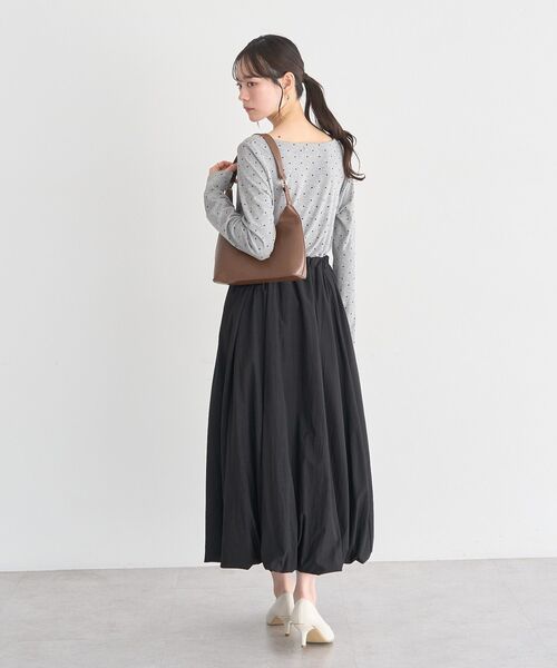 earth music&ecology(アースミュージックアンドエコロジー)の「アソートドレーププルオーバー(Tシャツ/カットソー・レディース・ピンク/ブラック/グレー系その他5/ドット・FREE)」の18枚目の写真