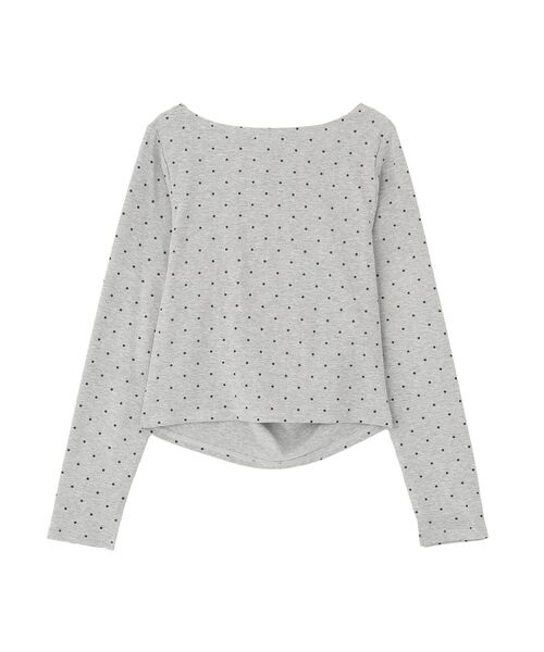 earth music&ecology(アースミュージックアンドエコロジー)の「アソートドレーププルオーバー(Tシャツ/カットソー・レディース・ピンク/ブラック/グレー系その他5/ドット・FREE)」の13枚目の写真