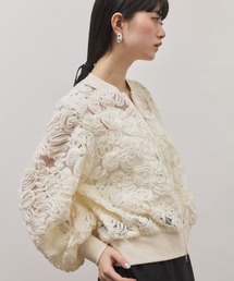 ADAM ET ROPE'（アダムエロペ）の「ラインアートレースブルゾン（ブルゾン）」