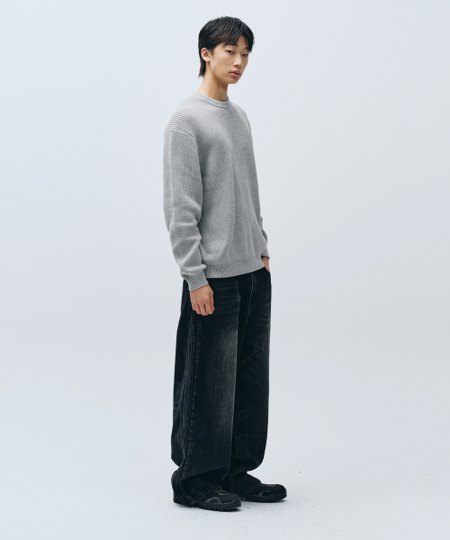 INTEMPOMOOD（インテンポムード）の「クアドララインデニムパンツ_ブラック（デニムパンツ・メンズ・ブラック・LARGE/X-LARGE）」の13枚目の写真