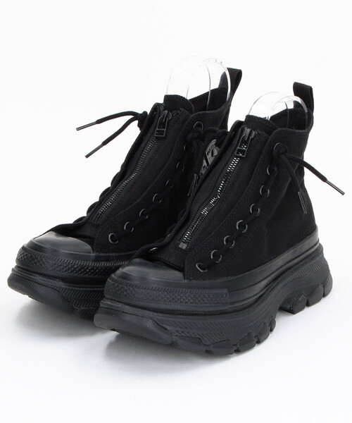 CONVERSE(コンバース)の「CONVERSE/コンバース ALL STAR TREKWAVE CENTERZIP HI/オールスター トレックウエーブ センタージップ 厚底スニーカー 限定展開(スニーカー・レディース・チャコールグレー/ブラック・25.0cm/24.0cm/23.0cm)」の7枚目の写真