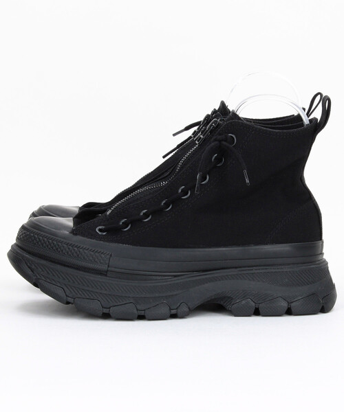 CONVERSE(コンバース)の「CONVERSE/コンバース ALL STAR TREKWAVE CENTERZIP HI/オールスター トレックウエーブ センタージップ 厚底スニーカー 限定展開(スニーカー・レディース・チャコールグレー/ブラック・25.0cm/24.0cm/23.0cm)」の9枚目の写真