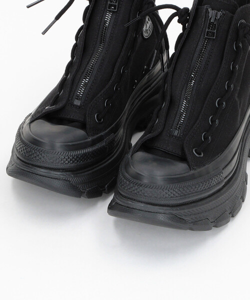 CONVERSE(コンバース)の「CONVERSE/コンバース ALL STAR TREKWAVE CENTERZIP HI/オールスター トレックウエーブ センタージップ 厚底スニーカー 限定展開(スニーカー・レディース・チャコールグレー/ブラック・25.0cm/24.0cm/23.0cm)」の12枚目の写真