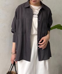 Jena espace merveilleux | 【ドライタッチ/通気性◎】バックシャーリングシャツ(シャツ/ブラウス)