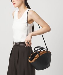 green label relaxing（グリーンレーベルリラクシング）の「＜The Bagmati＞バスケット（M）/ カゴバッグ（かごバッグ）」