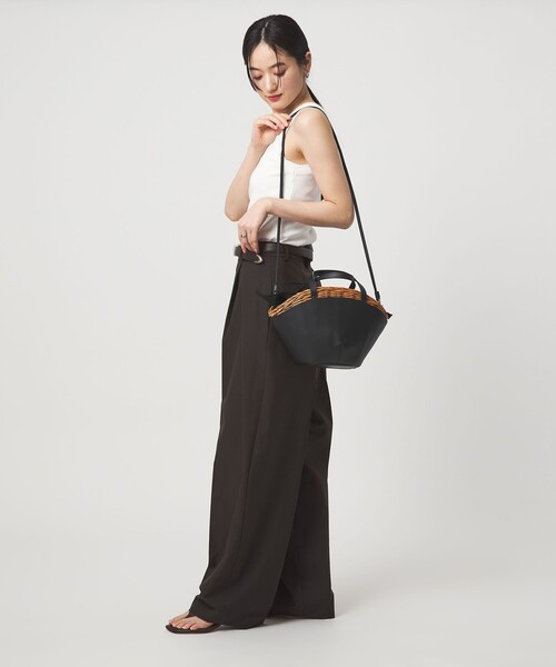 The Bagmati（ザバグマティ）の「＜The Bagmati＞バスケット（M）/ カゴバッグ（かごバッグ・レディース・ブラック・FREE）」の4枚目の写真